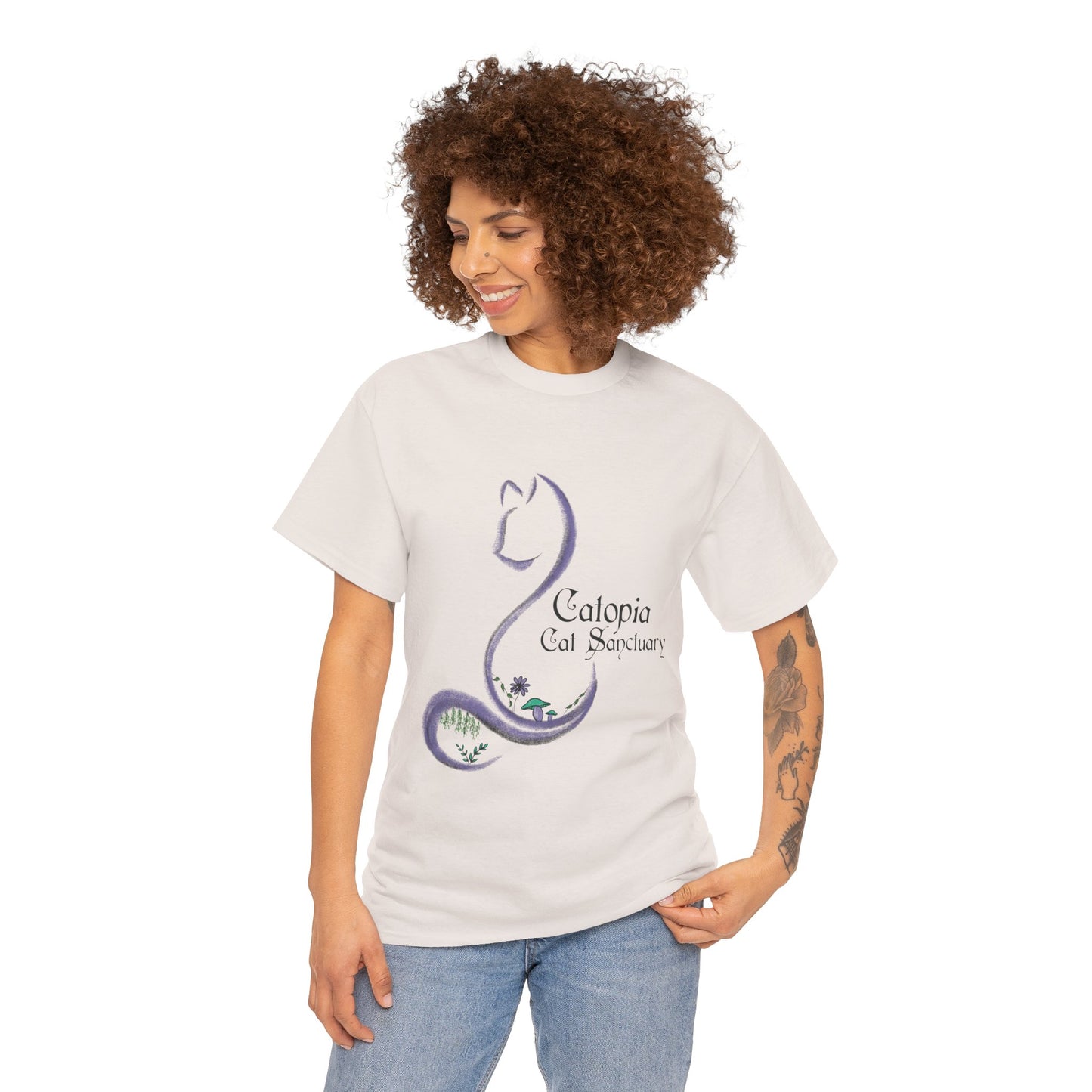 Catopia Cat Sanctuary T Shirt Modern Logo