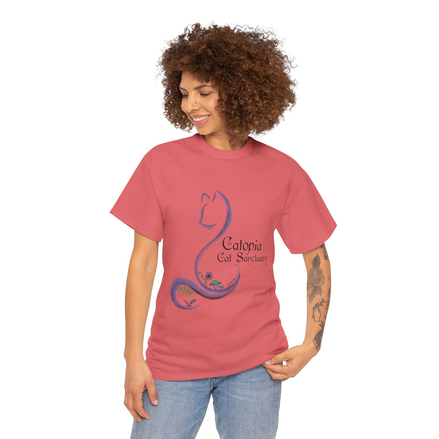 Catopia Cat Sanctuary T Shirt Modern Logo