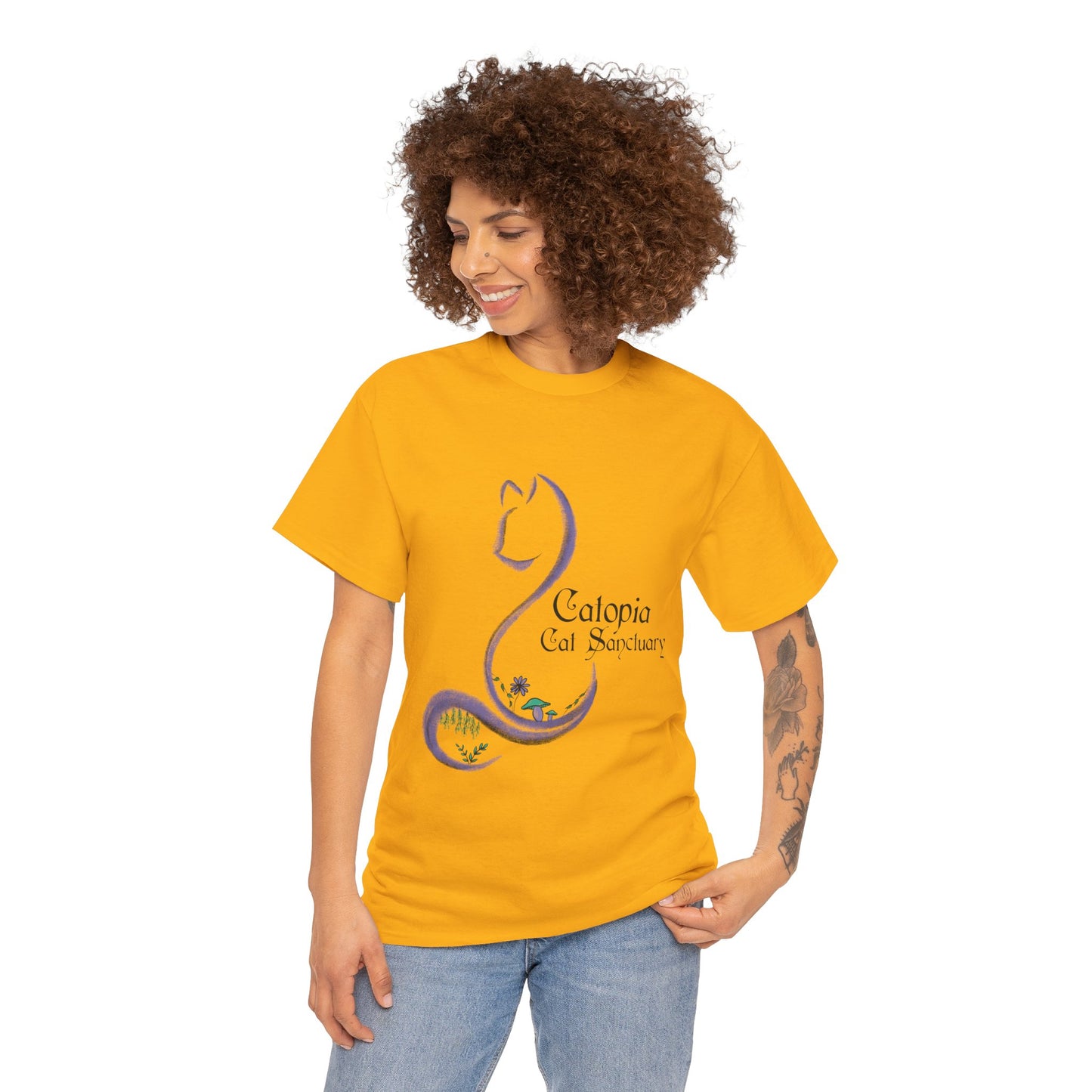 Catopia Cat Sanctuary T Shirt Modern Logo