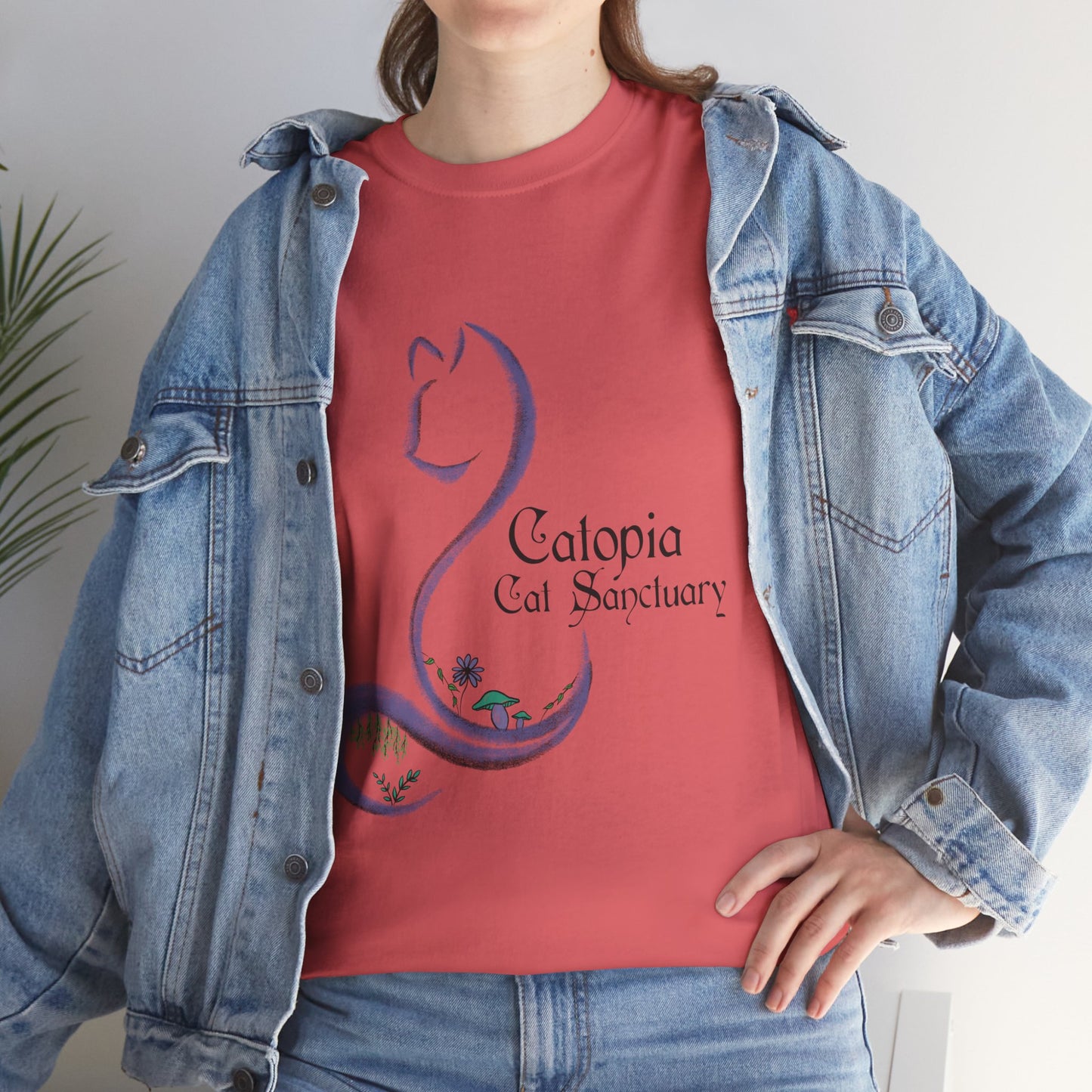 Catopia Cat Sanctuary T Shirt Modern Logo