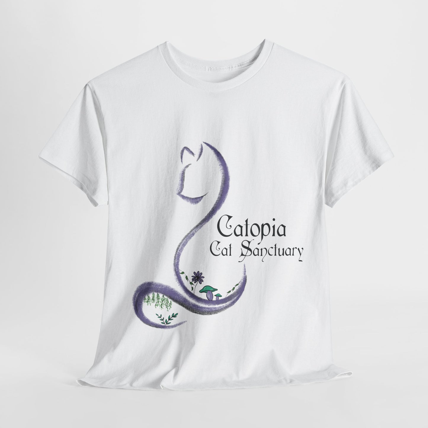 Catopia Cat Sanctuary T Shirt Modern Logo