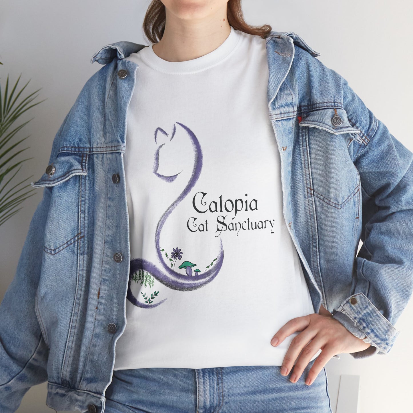 Catopia Cat Sanctuary T Shirt Modern Logo