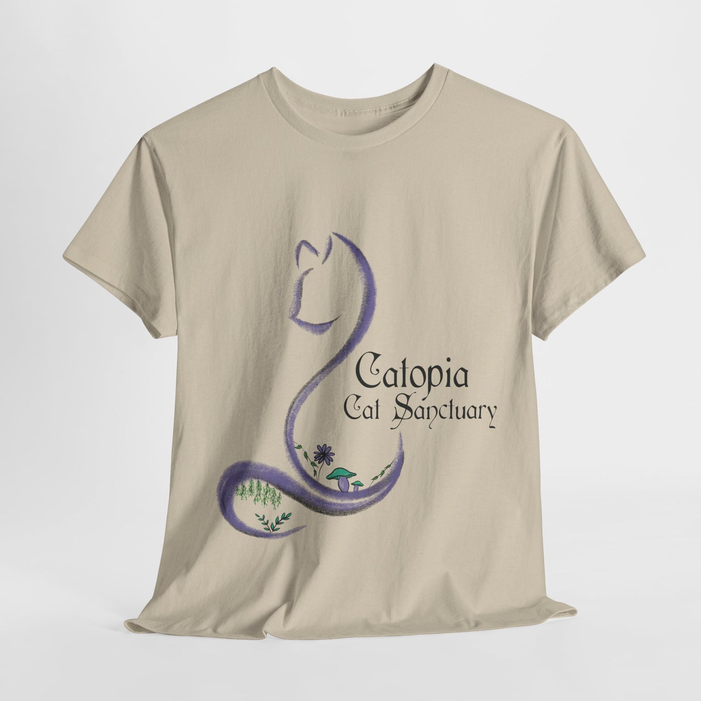 Catopia Cat Sanctuary T Shirt Modern Logo