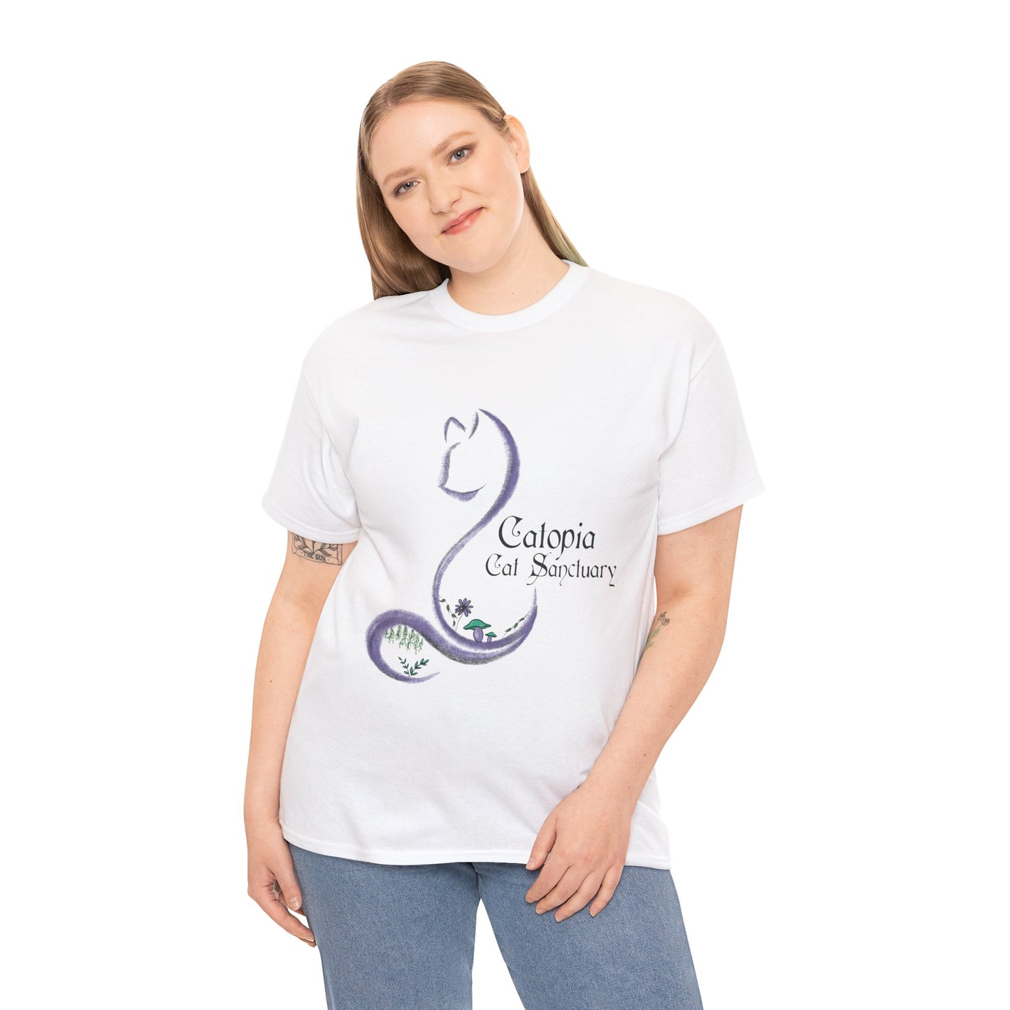 Catopia Cat Sanctuary T Shirt Modern Logo