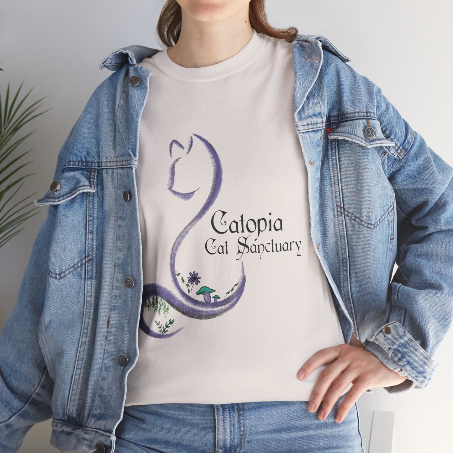 Catopia Cat Sanctuary T Shirt Modern Logo