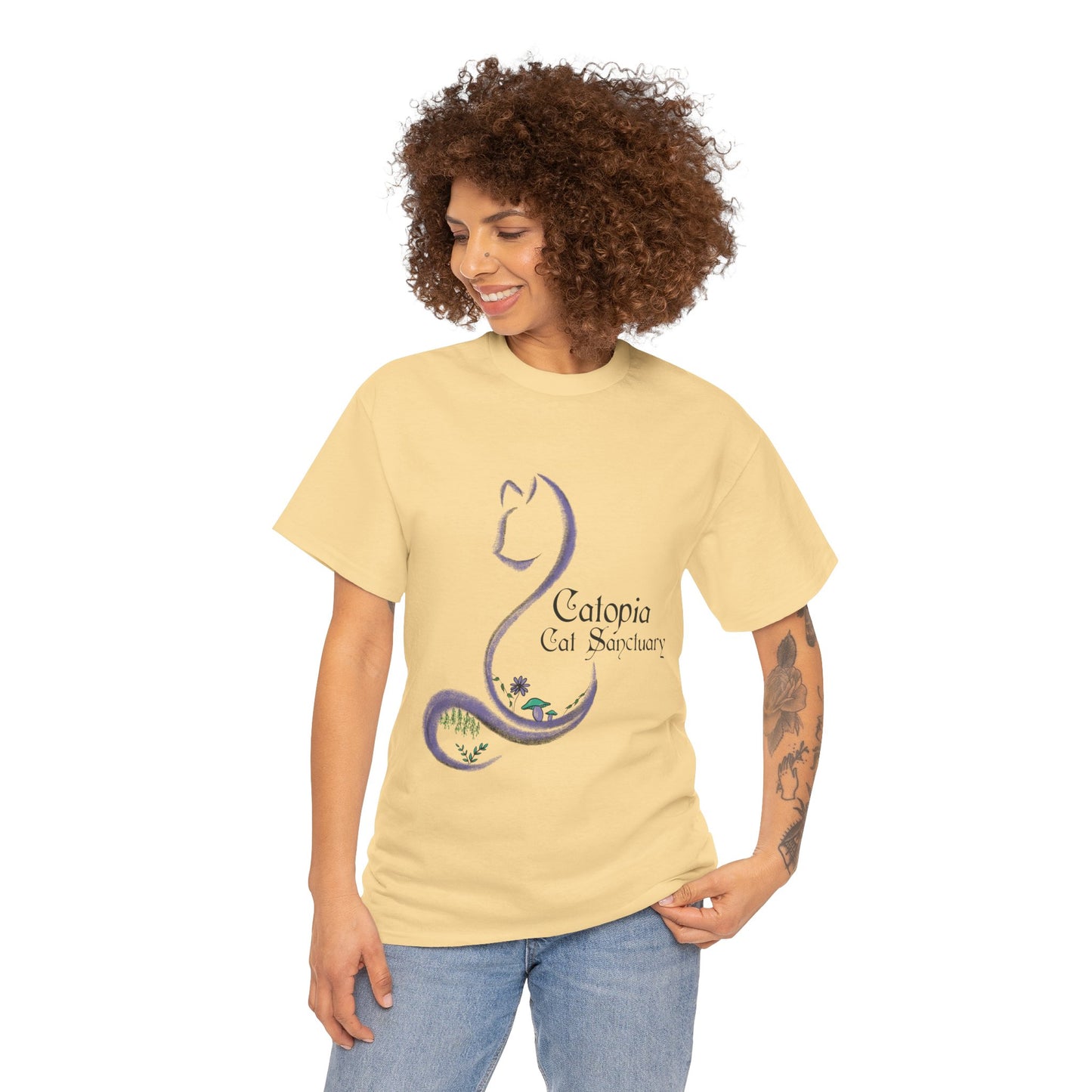 Catopia Cat Sanctuary T Shirt Modern Logo