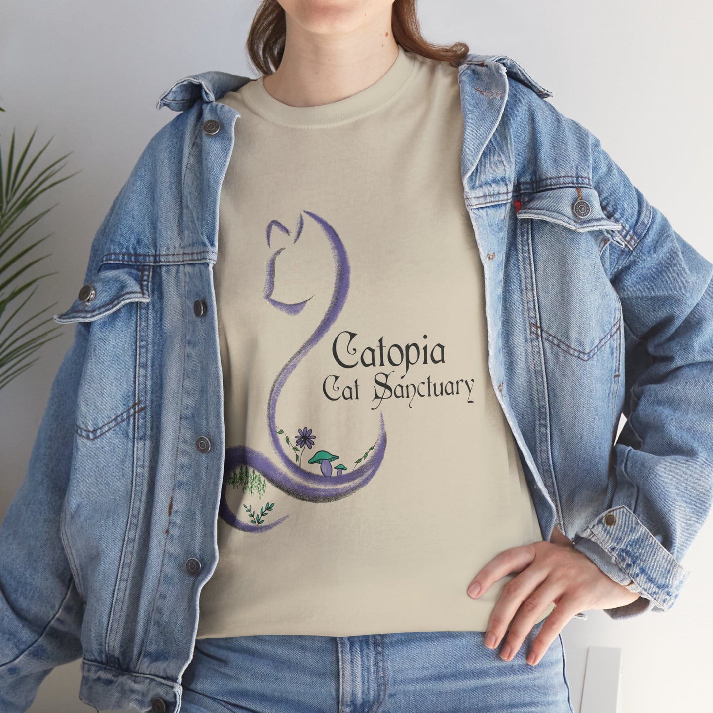 Catopia Cat Sanctuary T Shirt Modern Logo
