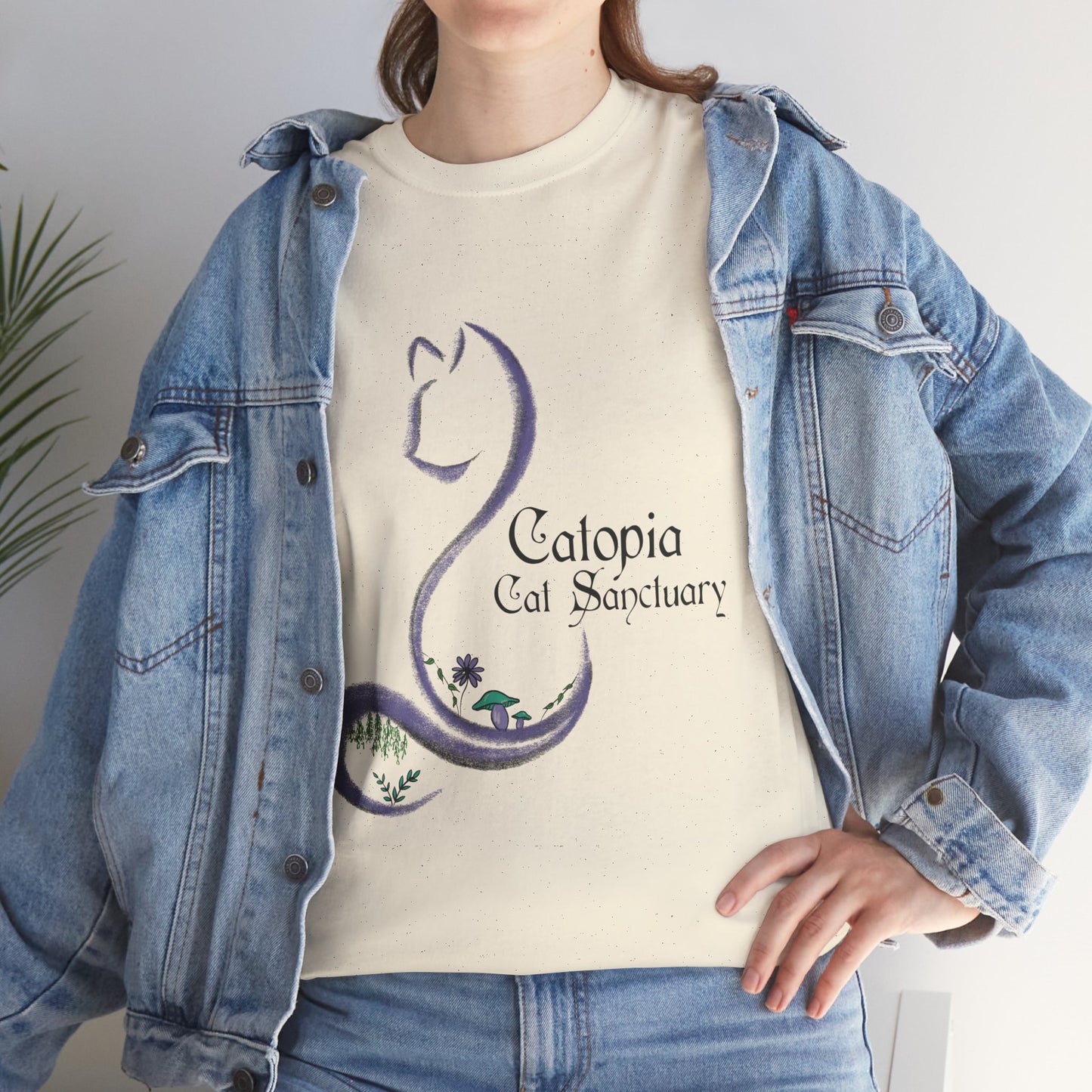 Catopia Cat Sanctuary T Shirt Modern Logo